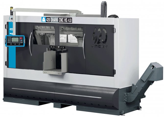 Автоматический двухколонный ленточнопильный станок SHARK 420 CNC HS 4.0